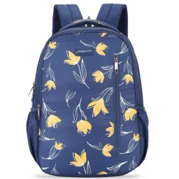 Lavie Sport Lily 2 26L Floral Printed School Backpack for Girls (Navy)-image-95