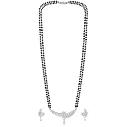 Peora Silver Collar Drop Sets for Women image 4
