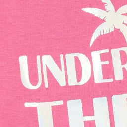 Fame Forever by Lifestyle Kids Fuchsia Pink Cotton Printed Trackpants image 4