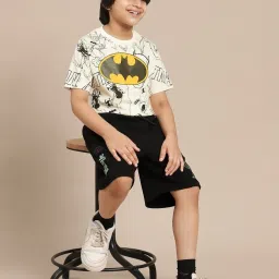 Kidsville Batman Printed Regular Fit T-Shirt For Boys image 4