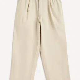 Campana Kids Beige Solid Pants-picture-30