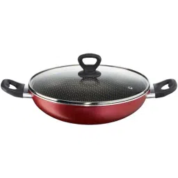 Tefal Simply Chef Red Aluminium 20 cm Rio Non-Stick Kadhai With Lid (1.96 L)-picture-11
