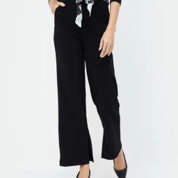 Code by Lifestyle Black Regular Fit Mid Rise Pants-picture-12