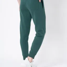 Red Tape Green Regular Fit Solid Joggers image 2