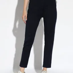 SHOWOFF Blue Denim Slim Fit Mid Rise Jeans-image-83