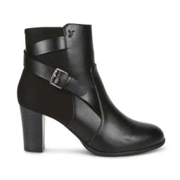 Yoho Women's Black Casual Booties-picture-10