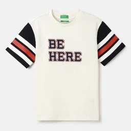 United Colors of Benetton Boys Pure Cotton Applique T-shirt-picture-34