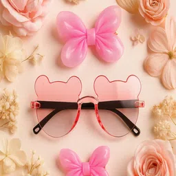 AmazingKarts Girls Bow Hair Clip with Sun Goggles Design Hair Accessory-picture-15