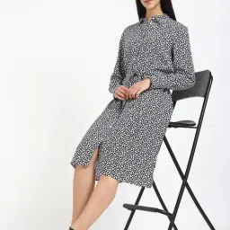 Tommy Hilfiger Womens Blue Regular Fit Dress-picture-17