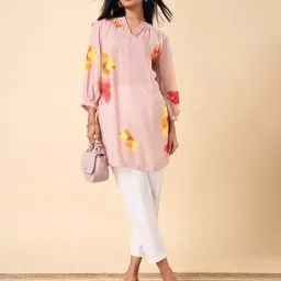 Marigold Lane Pink Regular Fit Printed Tunic image 5