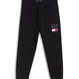 Tommy Hilfiger Kids Black Cotton Regular Fit Joggers-picture-6