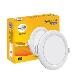 Wipro Garnet 12 W Round LED Alpha Panel Light White Colour 6500K, DJ21265 image 1