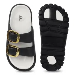 Carlton London Women's Black Casual Sandals image 4