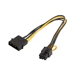 Invento 4-Pin Molex Male to 6-Pin PCI-E Female Connector Cable ISC 1295-4-image-50