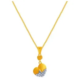 P.C. Chandra Jewellers 14k Yellow Gold Heart-shaped Pendant-image-9