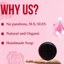 BHOOMI HERBAL INDIA Set Of 3 Rose Musk Soap - 90 g Each image 4