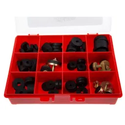 RS PRO 100xWasher & Seal Kit,12 Compartment,Kit Content,Delta Tap Washer,Flat Rubber Washer,4008301 image 2