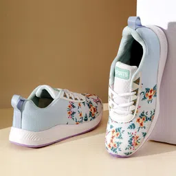 glitchez Women Mesh Walking Lace-Ups Non-Marking Shoes image 3