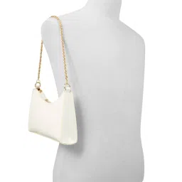 Call It Spring Adreddia Womens White Cross Body Shoulder Bag with Detachable Strap image 5