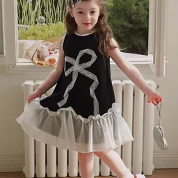 LULU & SKY Colourblocked A-Line Dress image 4