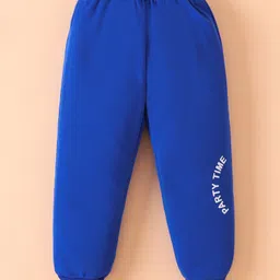 Mark & Mia Full Sleeves Winter Wear Suit Set with Animal Applique - Blue & White image 4