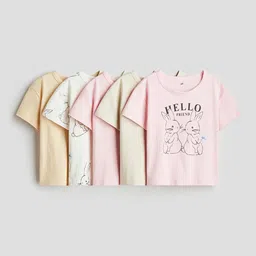 H&M 5-Pack Cotton T-Shirts image 1