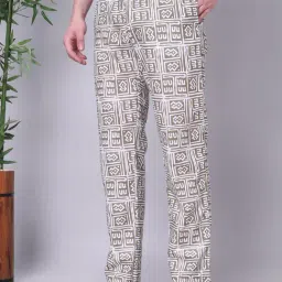 Urban Scottish Green Cotton Regular Fit Printed Pyjamas image 4