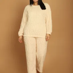 GRAGE Women White Solid Night suit-image-78