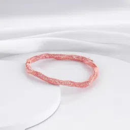 GIVA 92.5 Sterling Silver Rose Gold Flexi Adjustable Bracelet-picture-42