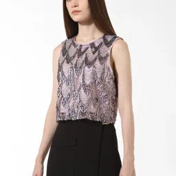 Only Pink Embellished Crop Top image 4