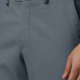 Van Heusen Grey Regular Fit Trousers image 4