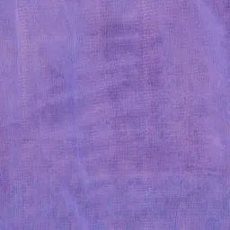 Unnati Silks Orange & Blue Printed Saree With Unstitched Blouse image 4