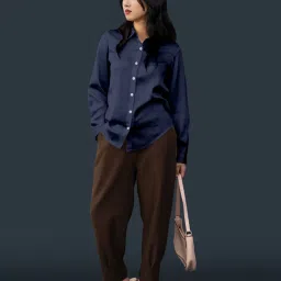 Zink London Navy Regular Fit Shirt image 4