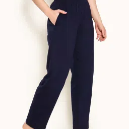 Clovia Blue Cotton Pyjamas image 4