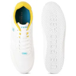 U.S. Polo Assn. Men's White Casual Sneakers image 4