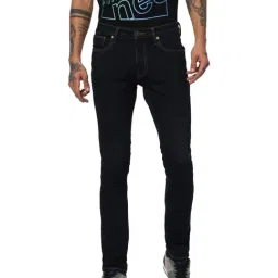 Jack & Jones Navy Cotton Skinny Fit Jeans-picture-23