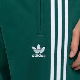 Adidas Originals Green Regular Fit Striped Trackpants image 4