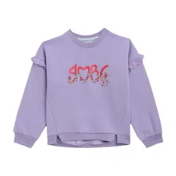 Blue Giraffe Kids Purple Regular Fit Sweatshirt-picture-27