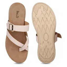 Inc.5 Women's Cream Toe Ring Sandals image 4