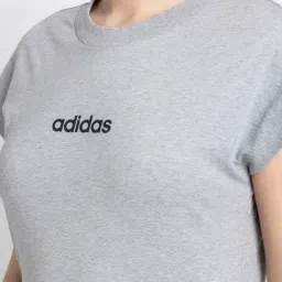 ADIDAS Women's Grey W LIN SJ T-Shirt image 5