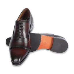 Gordon & Bros Men Brown Derby Shoes image 4