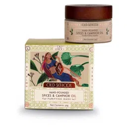 Old School Rituals Purifying Hand-Pounded Spices & Camphor Oil Purifying Mask - 50 gm image 4