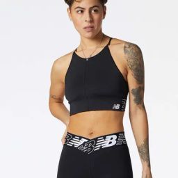 New Balance Black Printed Sports Bra-picture-38