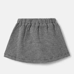 United Colors of Benetton Kids Grey Checks Skirt-picture-33