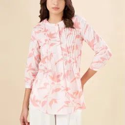Akkriti by Pantaloons Pink Printed A Line Short Kurti image 4