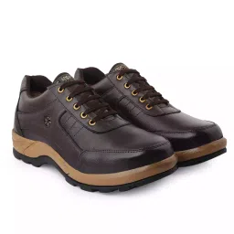 Enrich Field Steel Toe Safety Shoe Genuine Leather Low AnkleSize UK 10 Brown, SGS1134BR-picture-29