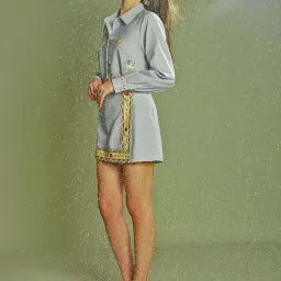 Vero Moda Cerulean Printed Skirt image 4