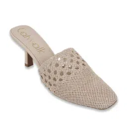 Catwalk Women's Beige Mule Shoes-picture-30