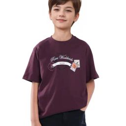 Rare Ones Boys Maroon Printed T-Shirt-picture-35