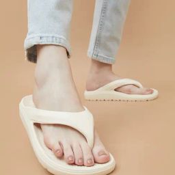 Ginger by Lifestyle Women Off White Slippers-picture-38